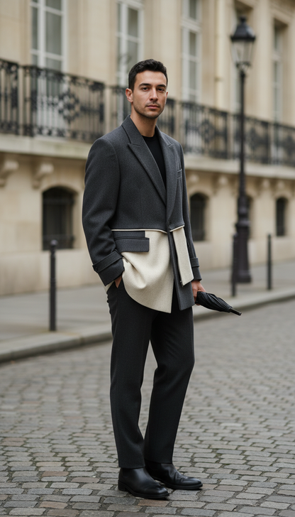 Another view of Versatile Layered Blazer