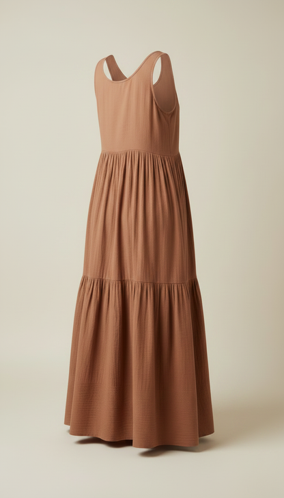 Alternate angle view of Sandstone Maxi Dress