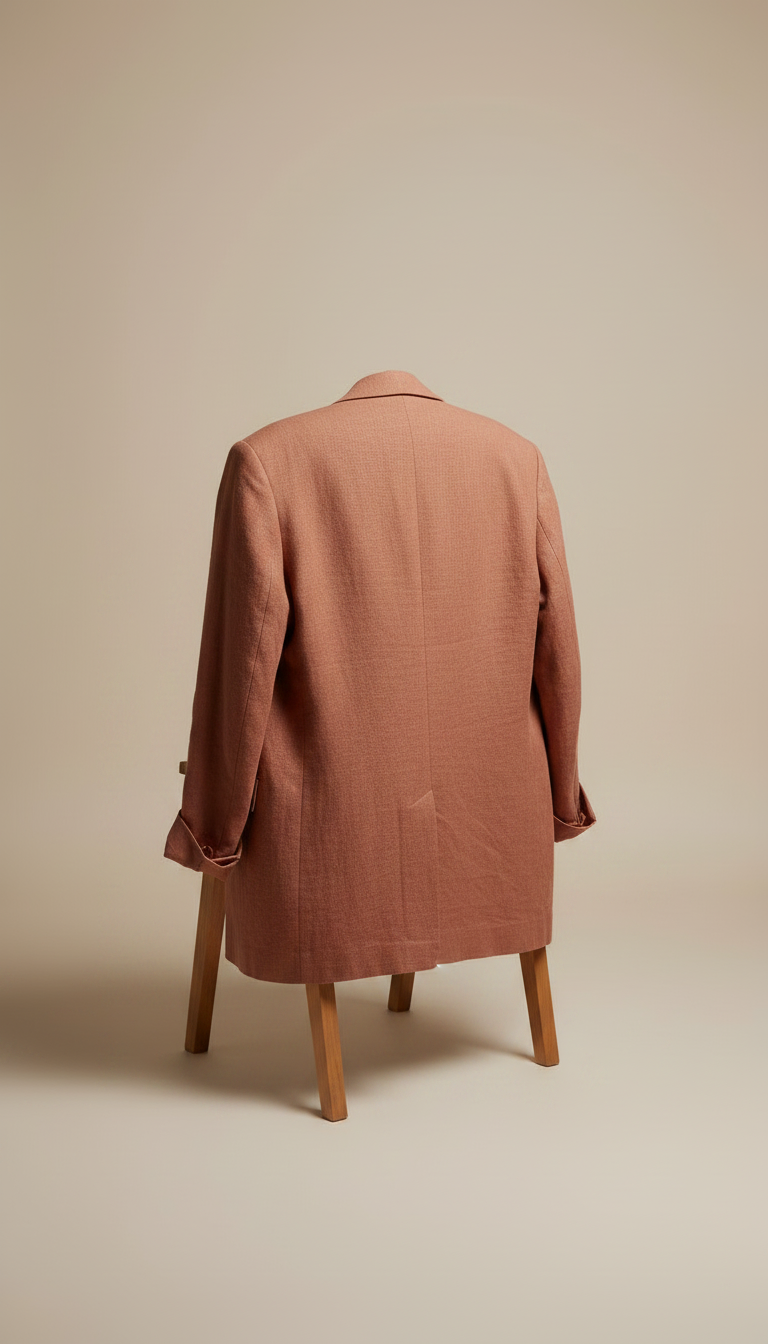 Alternate angle view of Terracotta Rose Relaxed Blazer
