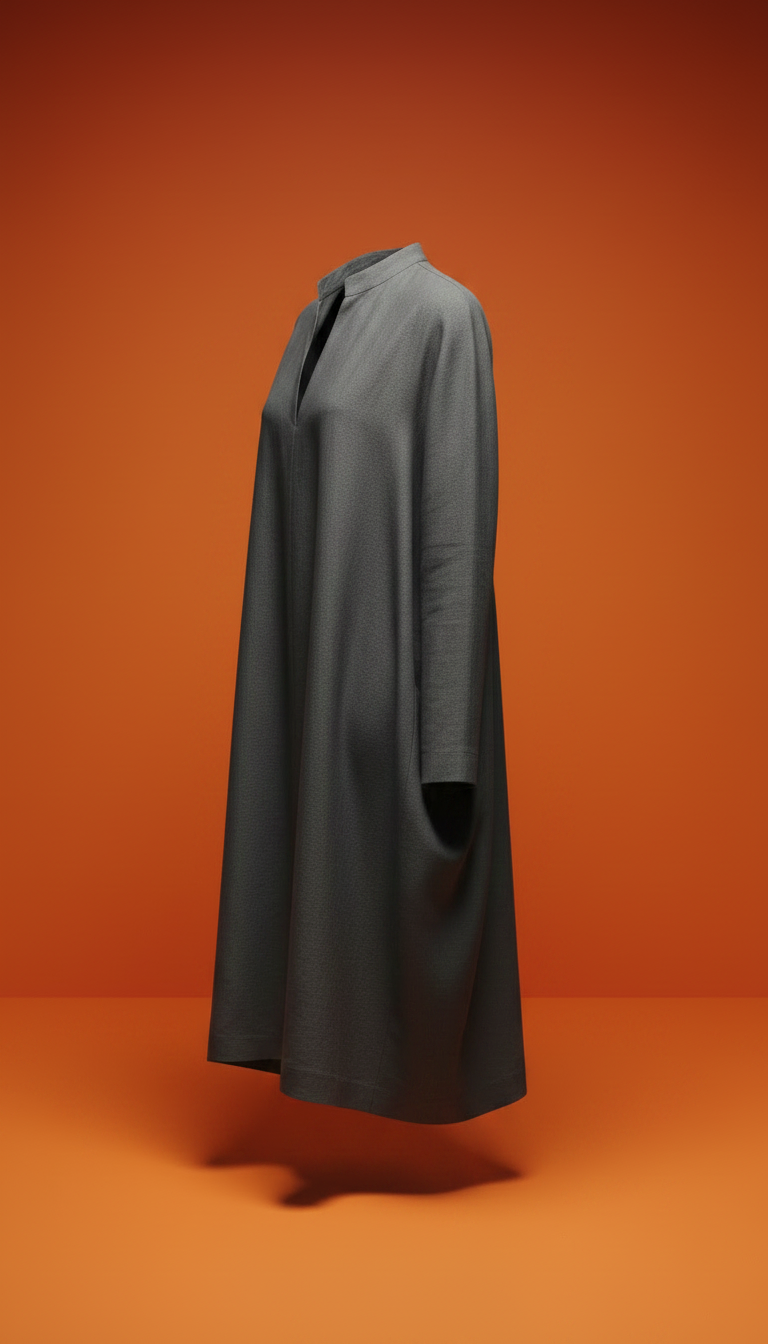 Alternate angle view of Sleek Minimalist Dress