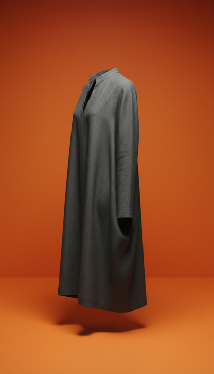 Alternate angle view of Sleek Minimalist Dress